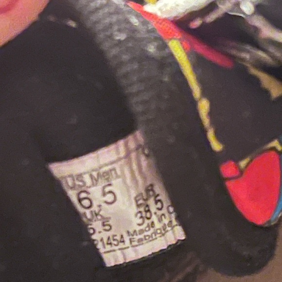 Vans Black and Yellow Cartoon Sneakers - Picture 2 of 8